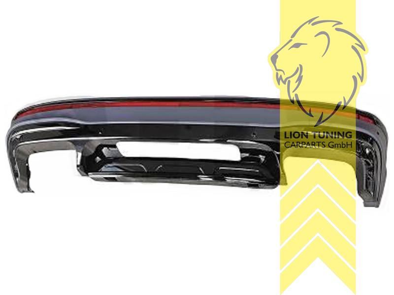 schwarz glänzend, PP Kunststoff, für Fahrzeuge mit PDC, Eintragungsfrei / als Ersatzteil verwendbar, Eintragungsfrei / mit ABE