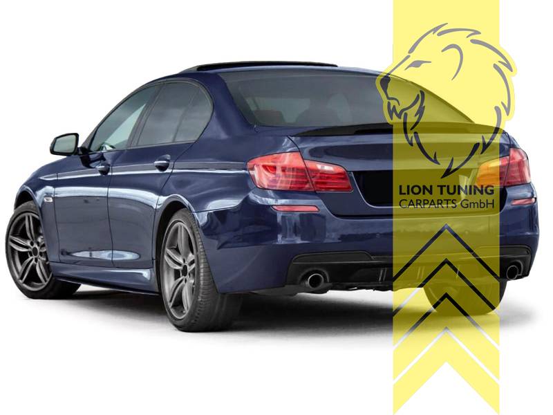 Liontuning - Tuningartikel für Ihr Auto  Lion Tuning Carparts GmbH  Heckansatz Heckspoiler Diffusor BMW 5er F10 Limousine F11 Touring  Performance Optik