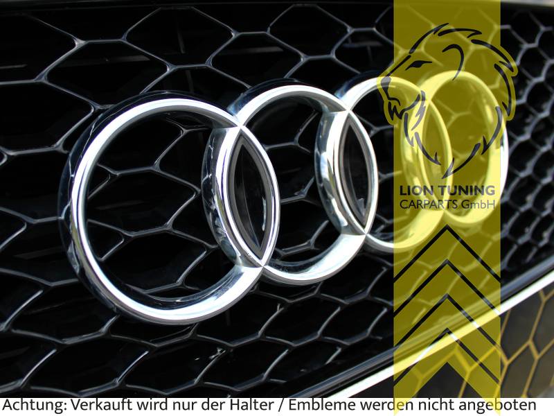 Emblem Logo Halter für Zubehör Kühlergrill Grill passend für Audi TT 8N  ab 1998-2006