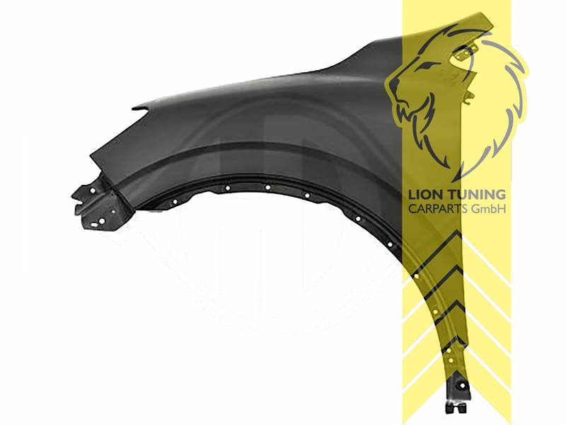 nur für links (Fahrerseite), Metall / Stahl, schwarz - lackierfähig, Eintragungsfrei / als Ersatzteil verwendbar