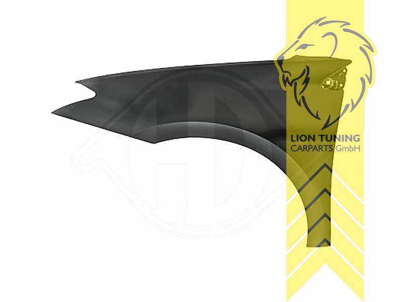 nur für links (Fahrerseite), Metall / Stahl, schwarz - lackierfähig, Eintragungsfrei / als Ersatzteil verwendbar