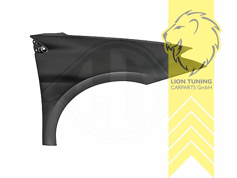 nur für rechts (Beifahrerseite), Metall / Stahl, schwarz - lackierfähig, Eintragungsfrei / als Ersatzteil verwendbar