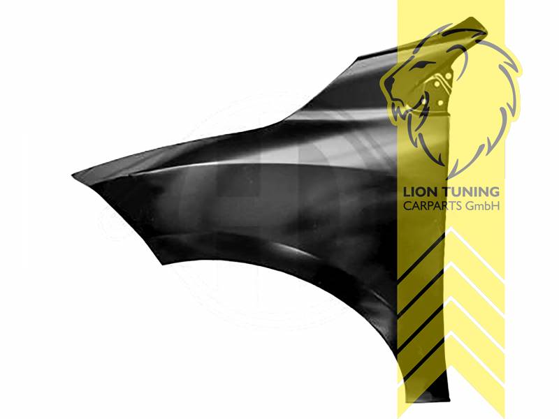 nur für rechts (Beifahrerseite), Metall / Stahl, schwarz - lackierfähig, Eintragungsfrei / als Ersatzteil verwendbar