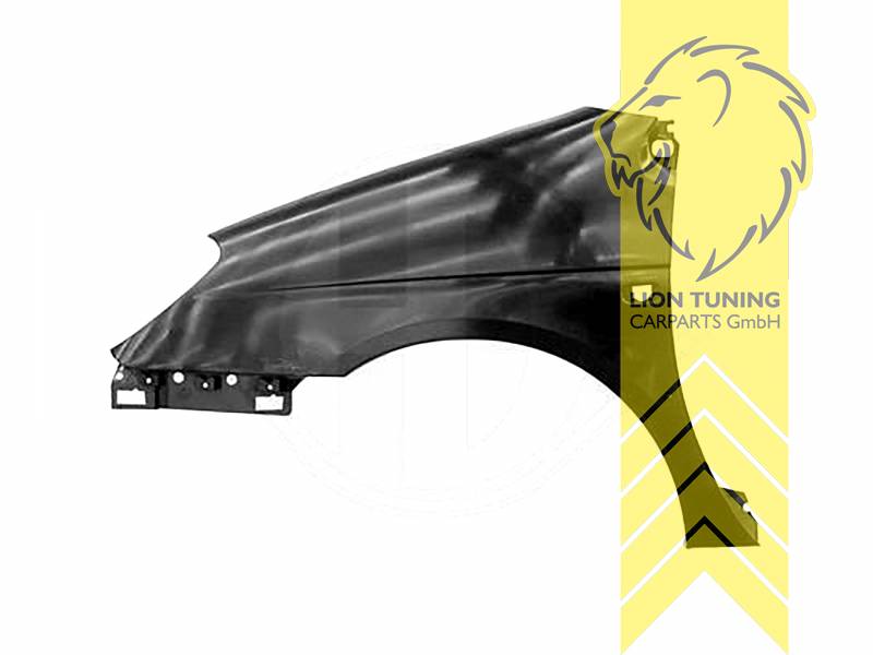 nur für links (Fahrerseite), Metall / Stahl, schwarz - lackierfähig, Eintragungsfrei / als Ersatzteil verwendbar