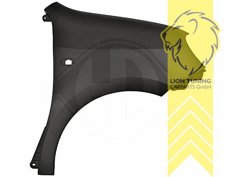 nur für rechts (Beifahrerseite), Metall / Stahl, schwarz - lackierfähig, Eintragungsfrei / als Ersatzteil verwendbar