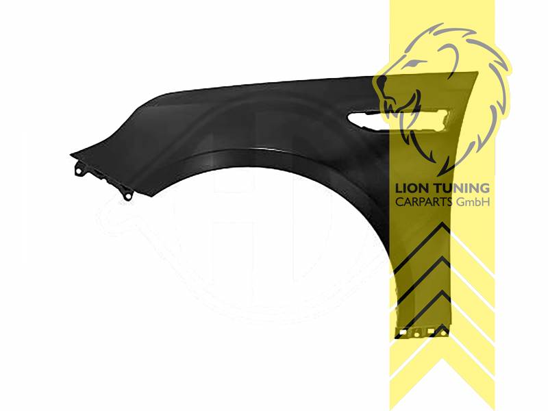 nur für links (Fahrerseite), Metall / Stahl, schwarz - lackierfähig, Eintragungsfrei / als Ersatzteil verwendbar