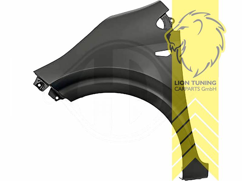 nur für links (Fahrerseite), Metall / Stahl, schwarz - lackierfähig, Eintragungsfrei / als Ersatzteil verwendbar