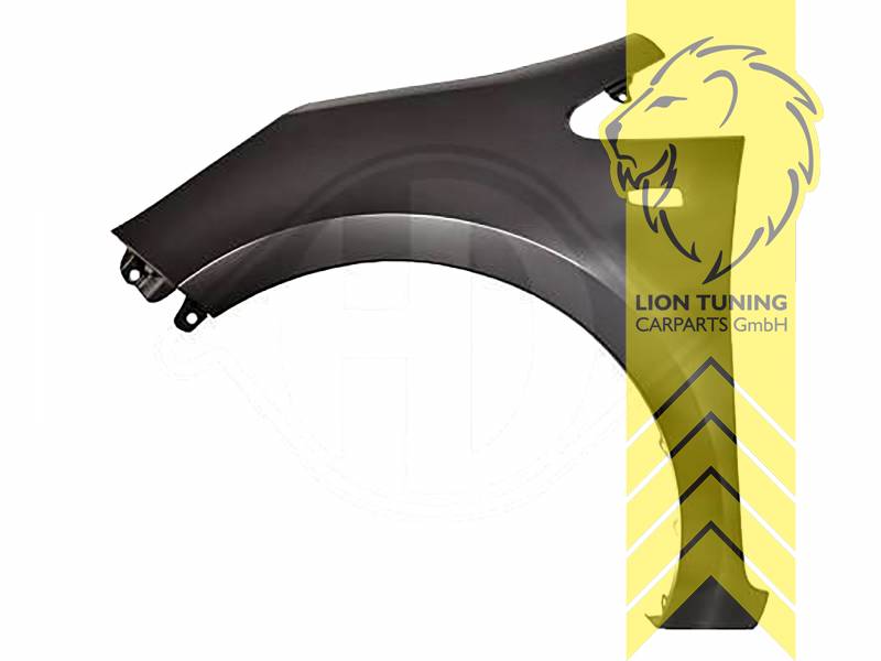 nur für links (Fahrerseite), Metall / Stahl, schwarz - lackierfähig, Eintragungsfrei / als Ersatzteil verwendbar