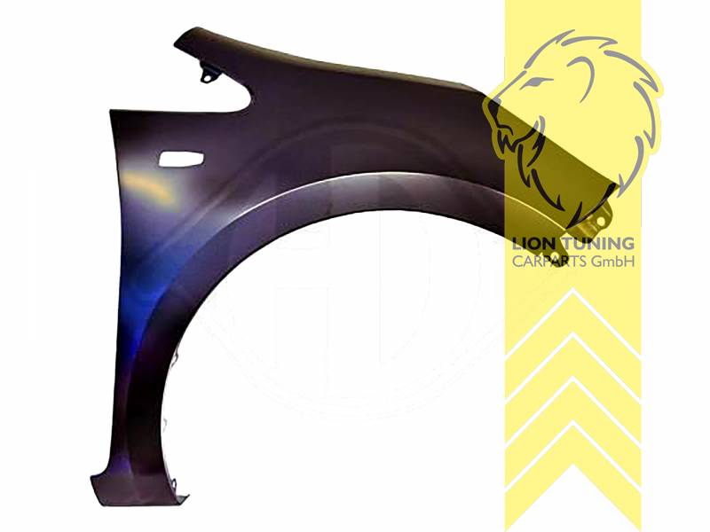 nur für rechts (Beifahrerseite), Metall / Stahl, schwarz - lackierfähig, Eintragungsfrei / als Ersatzteil verwendbar