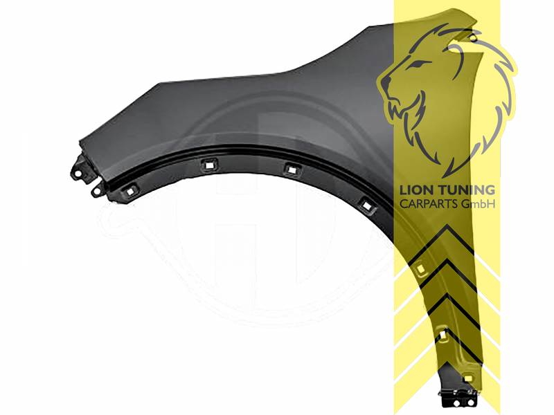 nur für links (Fahrerseite), Metall / Stahl, schwarz - lackierfähig, Eintragungsfrei / als Ersatzteil verwendbar