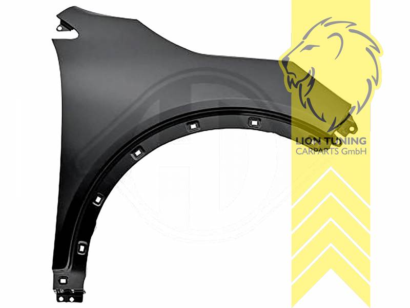 nur für rechts (Beifahrerseite), Metall / Stahl, schwarz - lackierfähig, Eintragungsfrei / als Ersatzteil verwendbar