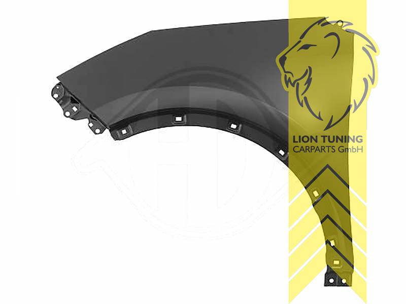 nur für links (Fahrerseite), Metall / Stahl, schwarz - lackierfähig, Eintragungsfrei / als Ersatzteil verwendbar