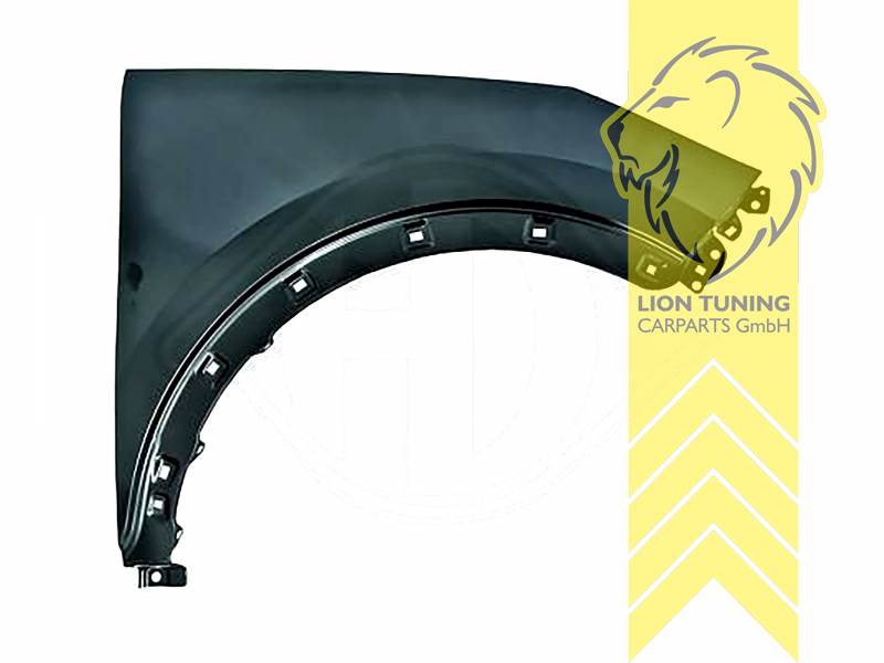 nur für rechts (Beifahrerseite), Metall / Stahl, schwarz - lackierfähig, Eintragungsfrei / als Ersatzteil verwendbar