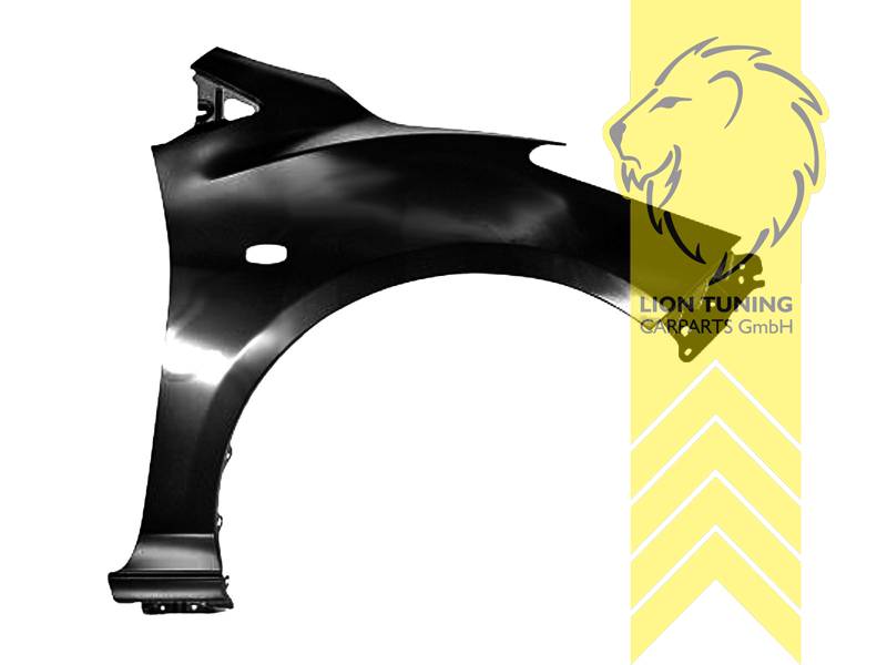 nur für rechts (Beifahrerseite), Metall / Stahl, schwarz - lackierfähig, Eintragungsfrei / als Ersatzteil verwendbar