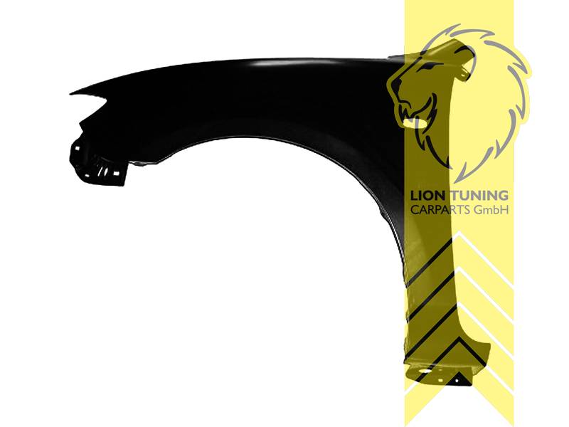 nur für links (Fahrerseite), Metall / Stahl, schwarz - lackierfähig, Eintragungsfrei / als Ersatzteil verwendbar