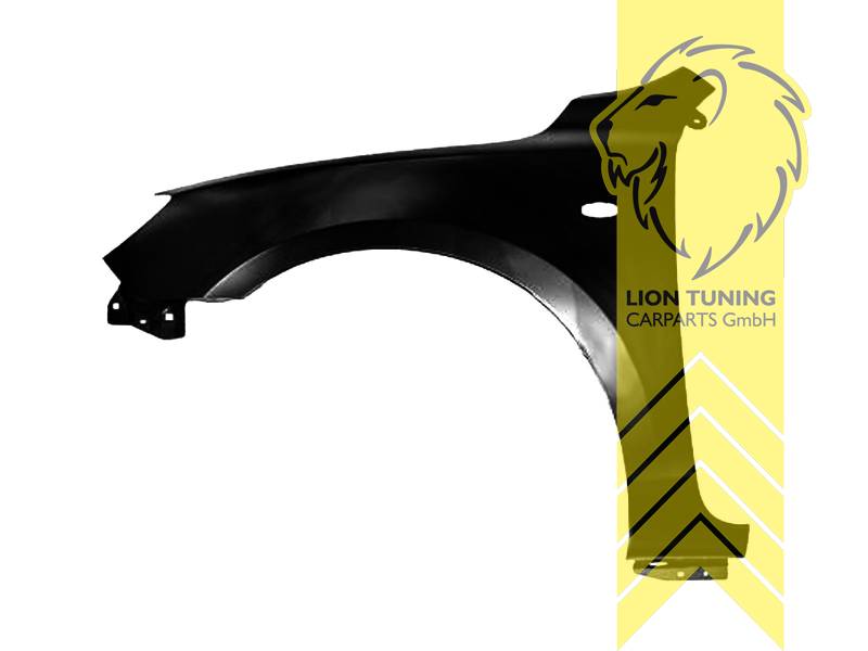 nur für links (Fahrerseite), Metall / Stahl, schwarz - lackierfähig, Eintragungsfrei / als Ersatzteil verwendbar