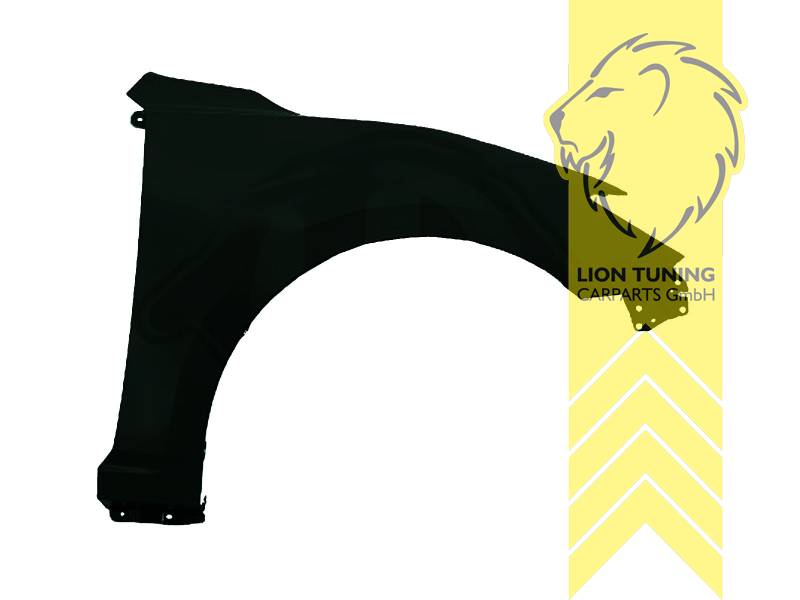 nur für rechts (Beifahrerseite), Metall / Stahl, schwarz - lackierfähig, Eintragungsfrei / als Ersatzteil verwendbar