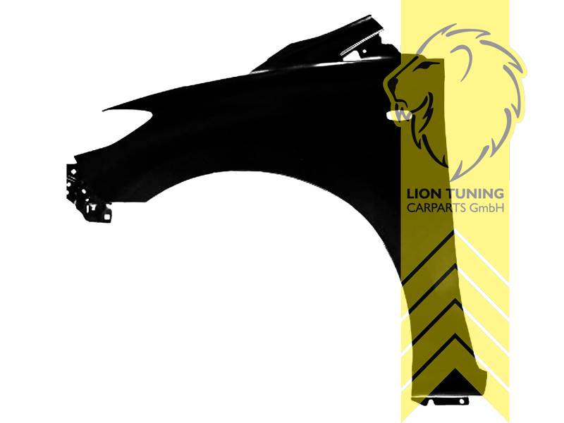 nur für links (Fahrerseite), Metall / Stahl, schwarz - lackierfähig, Eintragungsfrei / als Ersatzteil verwendbar