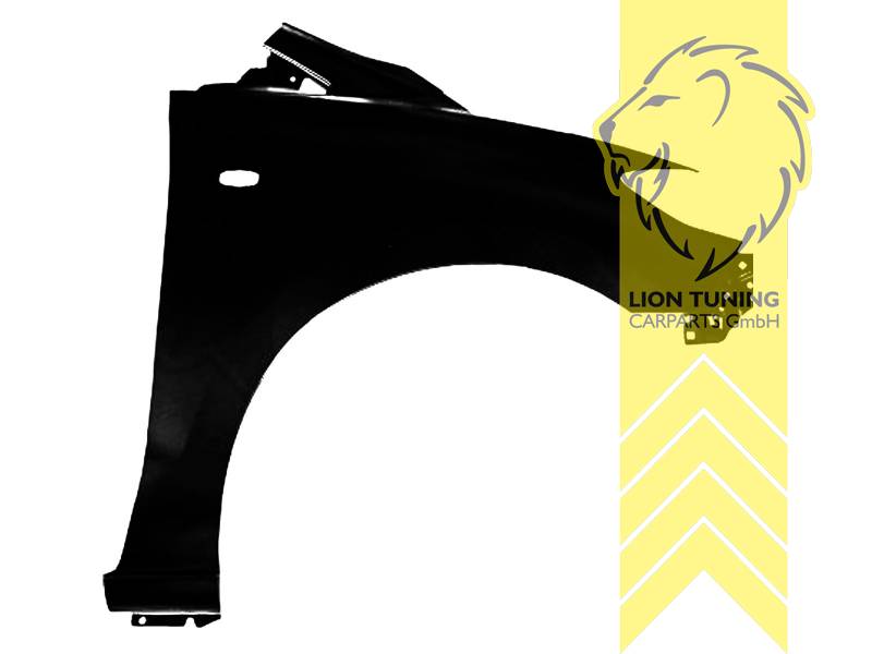 nur für rechts (Beifahrerseite), Metall / Stahl, schwarz - lackierfähig, Eintragungsfrei / als Ersatzteil verwendbar