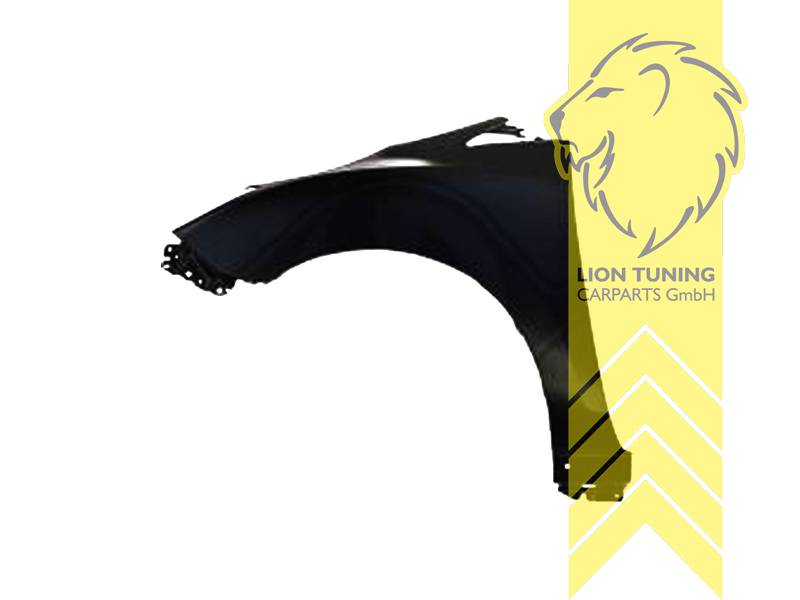 nur für rechts (Beifahrerseite), Metall / Stahl, schwarz - lackierfähig, Eintragungsfrei / als Ersatzteil verwendbar