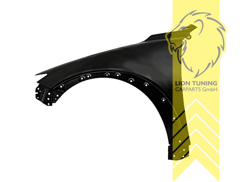 nur für links (Fahrerseite), Metall / Stahl, schwarz - lackierfähig, Eintragungsfrei / als Ersatzteil verwendbar