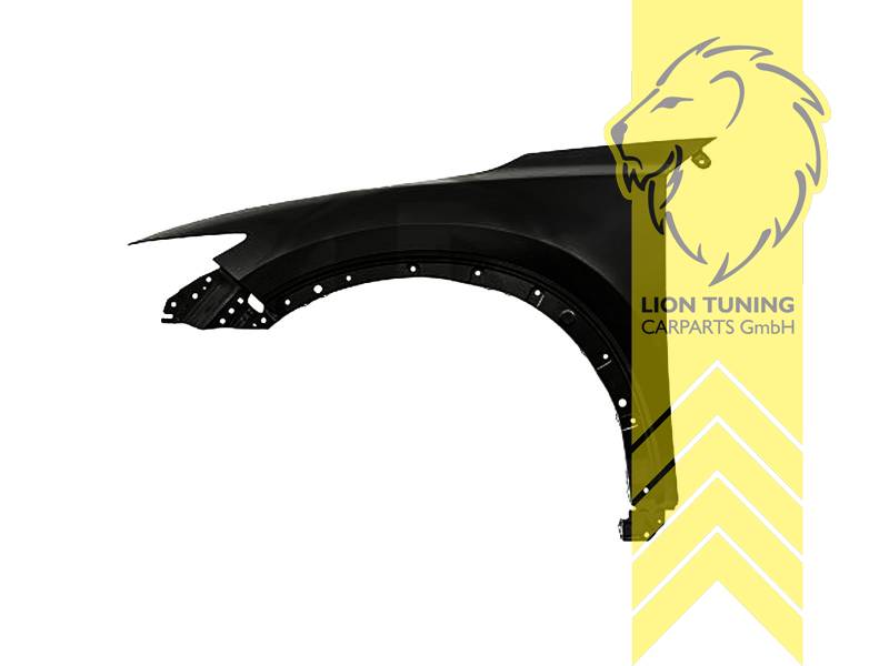 nur für links (Fahrerseite), Metall / Stahl, schwarz - lackierfähig, Eintragungsfrei / als Ersatzteil verwendbar