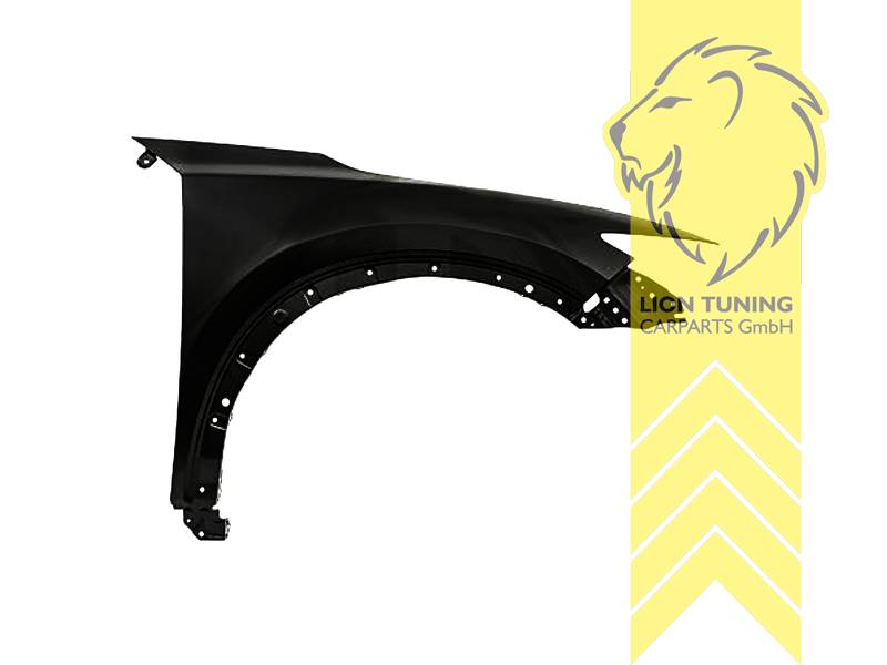 nur für rechts (Beifahrerseite), Metall / Stahl, schwarz - lackierfähig, Eintragungsfrei / als Ersatzteil verwendbar