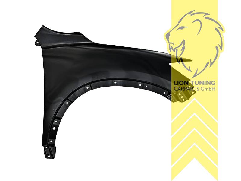 nur für rechts (Beifahrerseite), Metall / Stahl, schwarz - lackierfähig, Eintragungsfrei / als Ersatzteil verwendbar