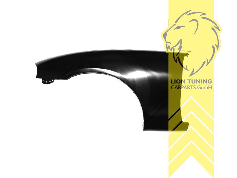 nur für links (Fahrerseite), Metall / Stahl, schwarz - lackierfähig, Eintragungsfrei / als Ersatzteil verwendbar