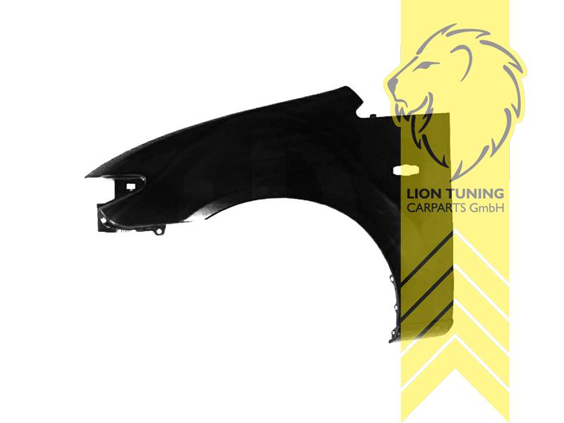 nur für links (Fahrerseite), Metall / Stahl, schwarz - lackierfähig, Eintragungsfrei / als Ersatzteil verwendbar