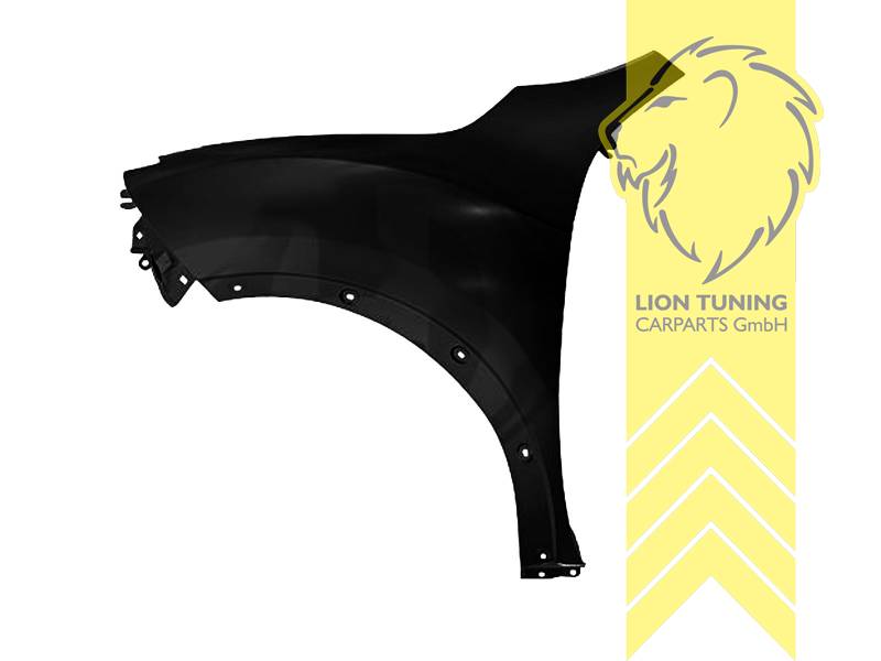 nur für links (Fahrerseite), Metall / Stahl, schwarz - lackierfähig, Eintragungsfrei / als Ersatzteil verwendbar