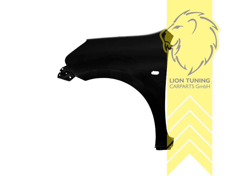 nur für links (Fahrerseite), Metall / Stahl, schwarz - lackierfähig, Eintragungsfrei / als Ersatzteil verwendbar