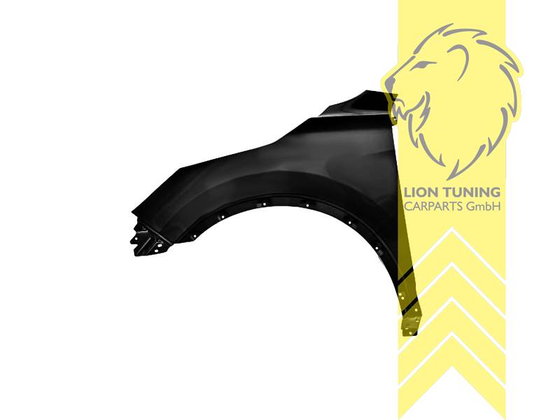 nur für links (Fahrerseite), Metall / Stahl, schwarz - lackierfähig, Eintragungsfrei / als Ersatzteil verwendbar