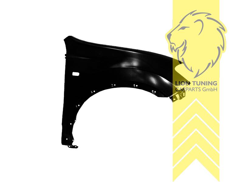 nur für rechts (Beifahrerseite), Metall / Stahl, schwarz - lackierfähig, Eintragungsfrei / als Ersatzteil verwendbar