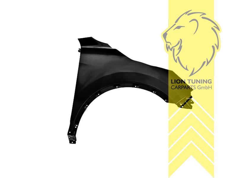 nur für rechts (Beifahrerseite), Metall / Stahl, schwarz - lackierfähig, Eintragungsfrei / als Ersatzteil verwendbar