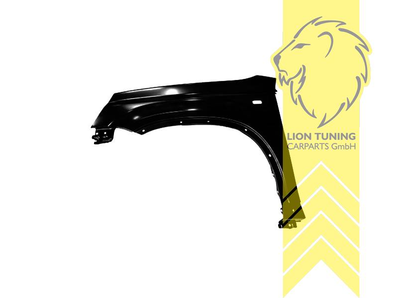 nur für links (Fahrerseite), Metall / Stahl, schwarz - lackierfähig, Eintragungsfrei / als Ersatzteil verwendbar