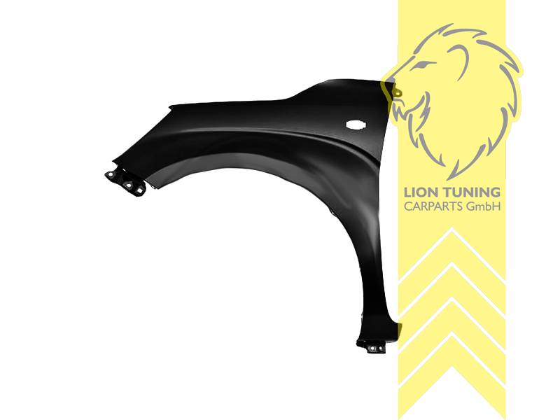 nur für links (Fahrerseite), Metall / Stahl, schwarz - lackierfähig, Eintragungsfrei / als Ersatzteil verwendbar