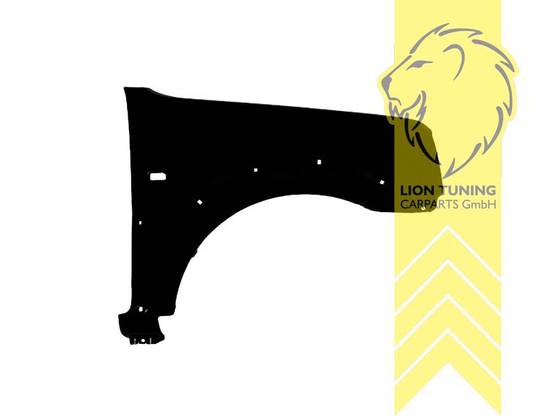 nur für rechts (Beifahrerseite), Metall / Stahl, schwarz - lackierfähig, Eintragungsfrei / als Ersatzteil verwendbar