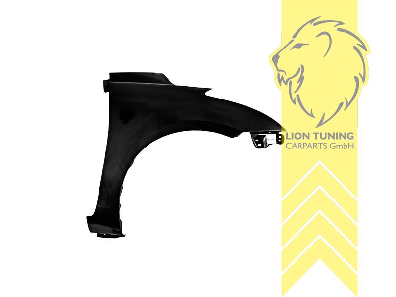 nur für rechts (Beifahrerseite), Metall / Stahl, schwarz - lackierfähig, Eintragungsfrei / als Ersatzteil verwendbar