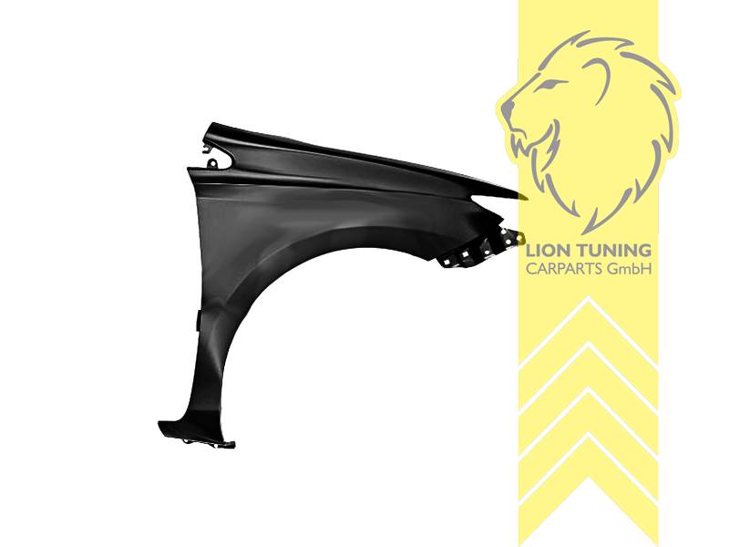 nur für rechts (Beifahrerseite), Metall / Stahl, schwarz - lackierfähig, Eintragungsfrei / als Ersatzteil verwendbar