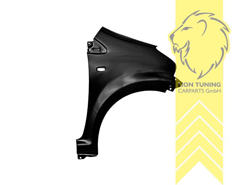 nur für rechts (Beifahrerseite), Metall / Stahl, schwarz - lackierfähig, Eintragungsfrei / als Ersatzteil verwendbar