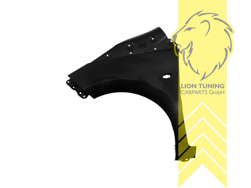 nur für links (Fahrerseite), Metall / Stahl, schwarz - lackierfähig, Eintragungsfrei / als Ersatzteil verwendbar