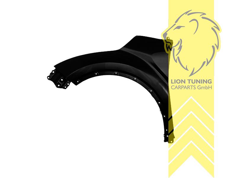 nur für links (Fahrerseite), Metall / Stahl, schwarz - lackierfähig, Eintragungsfrei / als Ersatzteil verwendbar