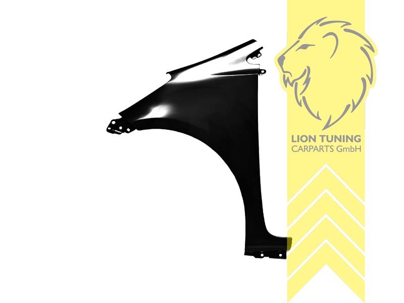 nur für links (Fahrerseite), Metall / Stahl, schwarz - lackierfähig, Eintragungsfrei / als Ersatzteil verwendbar