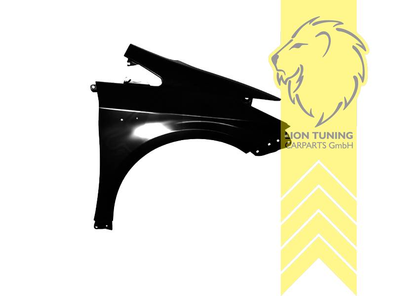 nur für rechts (Beifahrerseite), Metall / Stahl, schwarz - lackierfähig, Eintragungsfrei / als Ersatzteil verwendbar