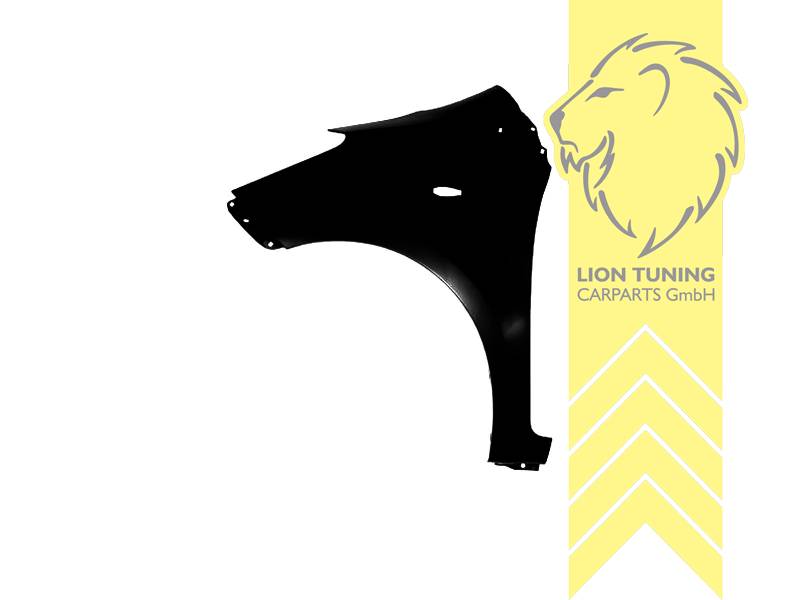 nur für links (Fahrerseite), Metall / Stahl, schwarz - lackierfähig, Eintragungsfrei / als Ersatzteil verwendbar