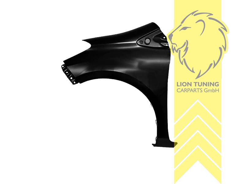 nur für links (Fahrerseite), Metall / Stahl, schwarz - lackierfähig, Eintragungsfrei / als Ersatzteil verwendbar