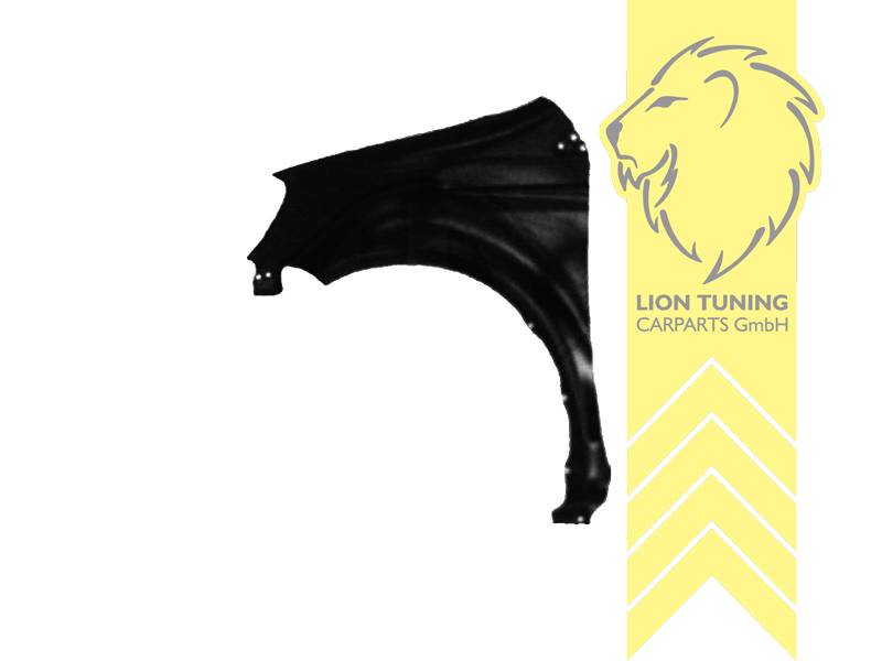 nur für links (Fahrerseite), Metall / Stahl, schwarz - lackierfähig, Eintragungsfrei / als Ersatzteil verwendbar