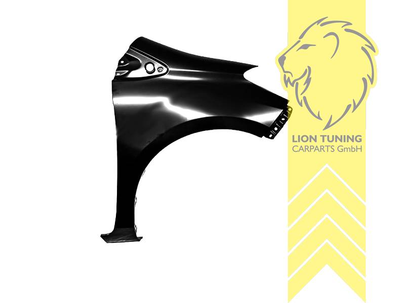 nur für rechts (Beifahrerseite), Metall / Stahl, schwarz - lackierfähig, Eintragungsfrei / als Ersatzteil verwendbar