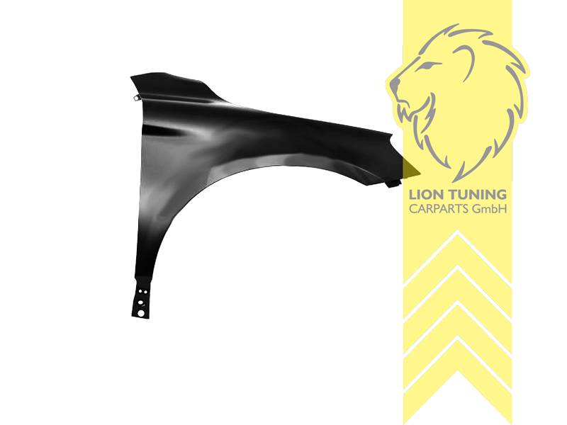 nur für rechts (Beifahrerseite), Metall / Stahl, schwarz - lackierfähig, Eintragungsfrei / als Ersatzteil verwendbar